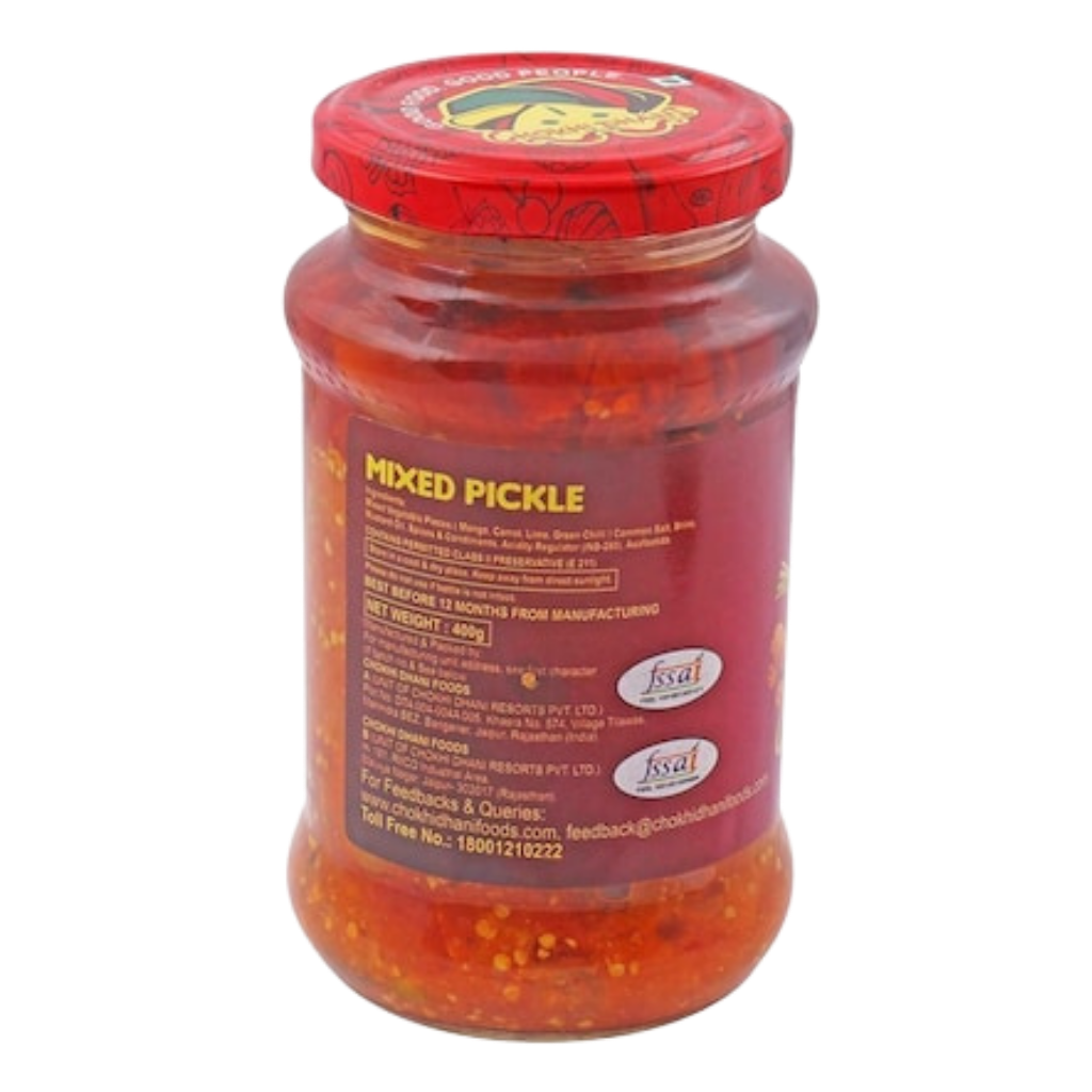 Chokhi Dhani Mixed Pickle 400g - Image 3